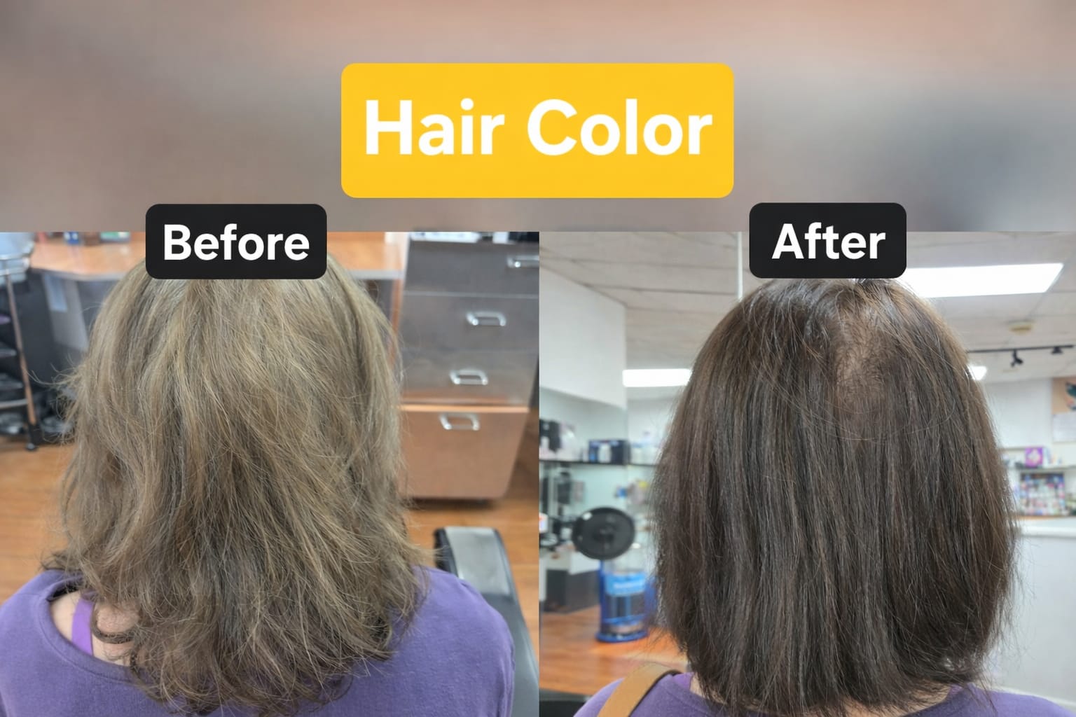 Before Hair Color